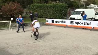 Cycle-football Peter Sagan versus Vittorio Brumotti 0-1