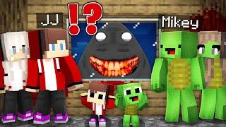 JJ and Mikey Family HIDE From Scary ADULT POU in Minecraft! - Maizen