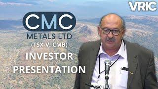 CMC METALS (TSX-V: CMB) - Focused on the Exploration of Precious and Base Metals in Canada