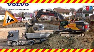 VOLVO EC380E & Mercedes-Benz Trucks, Sachsenheim, Germany, 26.02.2021 #3