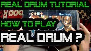 Real Drum Tutorial : How to play Real Drum ? (First Real Drum Lesson)