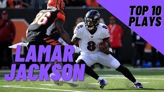 Lamar Jackson Top 10 Career Plays (2018-2021)