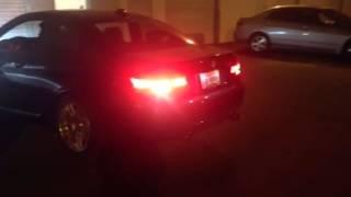 BMW 335i Akrapovice midpipes with custom muffler