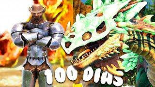 SOBREVIVÍ 100 DÍAS en ARK: CRYSTAL ISLES (HARDCORE)