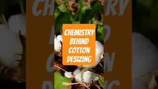 What REALLY Happens During Cotton Desizing  | Textile Chemistry You Didn’t Know #cottonproduction