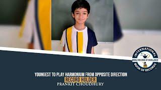 YOUNGEST TO PLAY HARMONIUM FROM OPPOSITE DIRECTION