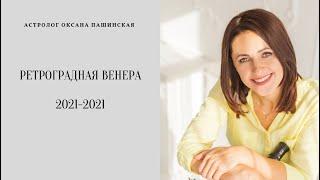 Ретроградная Венера 2020-2021