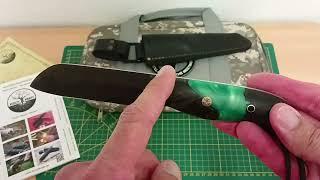 Vorstellung Buschkraft " Waldläufer L " 80CrV2 Custom knives Jagd Outdoor Messer knife#061