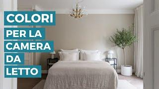 COLORI per le PARETI della CAMERA DA LETTO