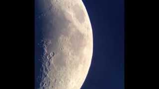 Moon from Rome 20/08/2015 Celestron 80EQ filmed with IPhone