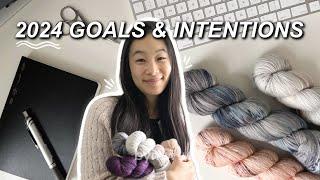 let’s chat about 2024 knitting goals & intentions  || bymwu