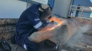 ARC Welding Repairs on 4Ton Drop Pin