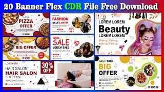 Banner Design CDR File Free Download | Flex Design CDR File Free Download Banner Design, Flex Design