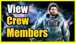 How to View your Crew Members in Starfield (Easy Tutorial)