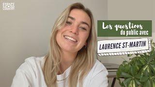 Les questions du public avec Laurence St-Martin!