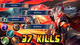 37 KILLS & 4x MANIAC IN 12 MINUTES! BEST LEOMORD BUILD - Avory | MLBB