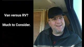 Van versus RV? What's Better for Full-time Living?