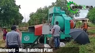 Mini Batching Plant , Reverse Drum Mixer , Concrete Mixer , Uniworld Construction Equipment