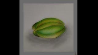 Fruits drawing||#Carambola||#Creative art||#Shorts||#Pencilcolour||#Youtubeshorts