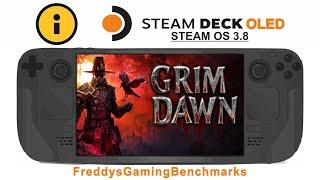Grim Dawn on Steam Deck OLED with Steam OS 3.8