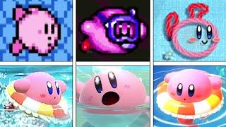 Evolution Of Kirby Swimming & Drowning Animations (1992-2024)