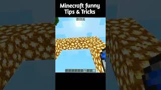 Minecraft funny tips and tricks video #minecraft #shorts