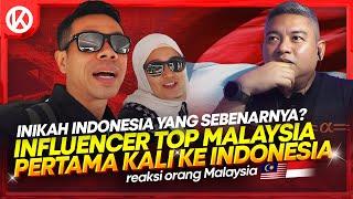 Jujur‼️ Indonesia di Mata Influencer Top Malaysia Saat Pertama Kali Ke Indonesia  Reaction