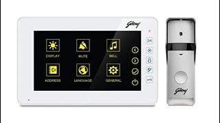 Godrej Security Solutions Solus ST 7 Lite Video Door Phone Kit to Improve Security of Your Home