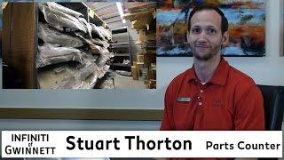 Meet Stuart Thorton INFINITI of Gwinnett Parts Counter