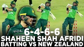 Shaheen Shah Afridi Batting | Smashes Rapid 23 Runs in 7 Balls Against the Kiwis | ODI | PCB | M2B2A