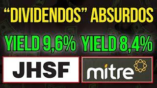 ESTAS DUAS AÇÕES PAGANDO 9,5% E 8,4% DE YIELD! CRESCIMENTO + DIVIDENDOS MENSAIS PARA INVESTIR?