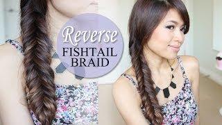 How to: Reverse Fishtail Braid Hair Tutorial | NEW QUICK WAY