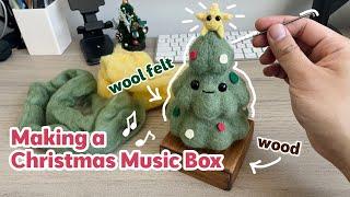 Making A Handmade Christmas Tree Music Box