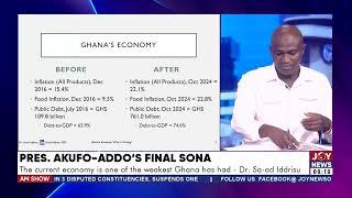 Akufo Addo's Final SONA: The President's speech contained a lot of inconsistencies -Dr Sa-ad Iddrisu