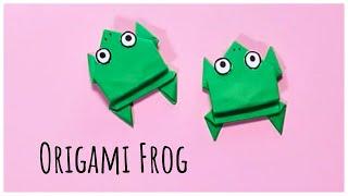 Origami Jumping Frog Tutorial