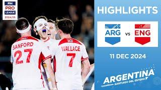 FIH Hockey Pro League 2024-25 Highlights: Argentina vs England (M) | Match 1