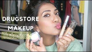 Drugstore Makeup Tutorial | Affordable Makeup | Vithya Hair and Makeup
