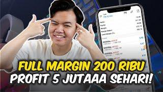 FULL MARGIN 200 RIBU MENJADI 5 JUTA | SCALPING FOREX UNTUK PEMULA