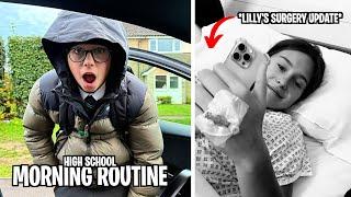 TEEN SCHOOL MORNING ROUTINE + LILLY''S ACL SURGERY UPDATE!