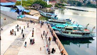 Suasana Lebaran di Parapat Danau Toba . Macet dan Banyak Sampah !!