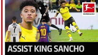 Jadon Sancho - Europe's Assist King - Better Than Messi, Ronaldo & Co.