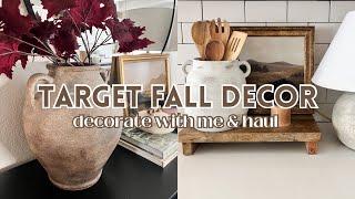 *NEW* TARGET FALL DECOR 2023 | Fall decorate & shop with me + haul