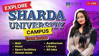 SHARDA UNIVERSITY CAMPUS TOUR 2023 | SHARDA UNIVERSITY Campus Life | Collage Review