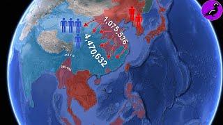 Pacific War Every Day with Army Sizes