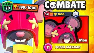 1000 TROFÉUS no COMBATE com o MOE no BRAWL STARS!