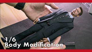 정장 피규어를 위한 바디 개수 - 1/6 Figure body Modification for suit