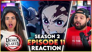 TANJIRO vs UPPER SIX | Demon Slayer Season 2 Episode 11 Reaction