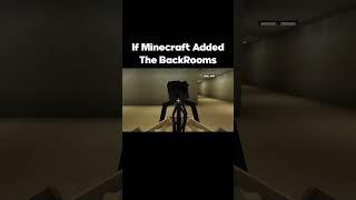 If Minecraft Added The BACKROOMS #minecraft #minecraftmemes