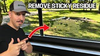 How To Remove Sticker Residue From Glass