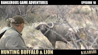 Hunting Cape Buffalo & Lion in the KALAHARI